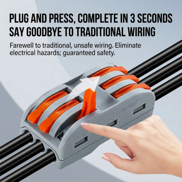 Wire connectors Easy Splice for Solid connect multiple Wire branch connector