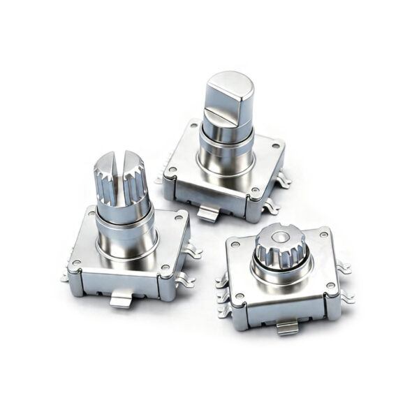 Rotary encoder with switch surface mount reflow soldering terminals 30 bit short shaft 11mm speed control digital potentiometer